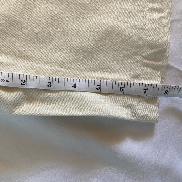 Vintage White Denim Shorts, Size 32 - Picture 5 of 6